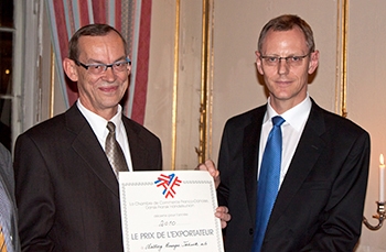 AET awarded The French-Danish Trade Union Export Price 2010.